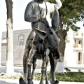 Boukhara, statue de Nasuddin.