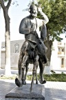 Boukhara, statue de Nasuddin.
