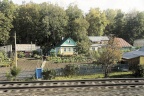 Dans le train en direction de Kazan (Russie).