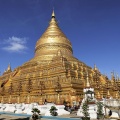 Bagan, la pagode Shwezigon.