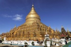 Bagan, la pagode Shwezigon.