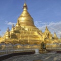 Myanmar : Mandalay, la pagode Sandamuni.