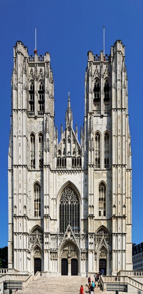 Bruxelles, Cathédrale Saint Michel et Gudule.