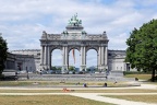 Bruxelles, l'arc de Triomphe du palais du cinquantenaire.