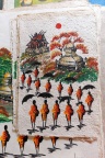 Ban Xieng Lek, fabrication du papier.