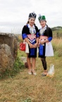 Plaine des Jarres et jeunes femmes Hmong.