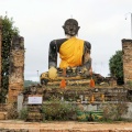Plaine des Jarres : grand Bouddha du Vat Phia Wat.