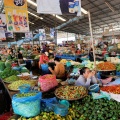 Vientiane, marché de jour.