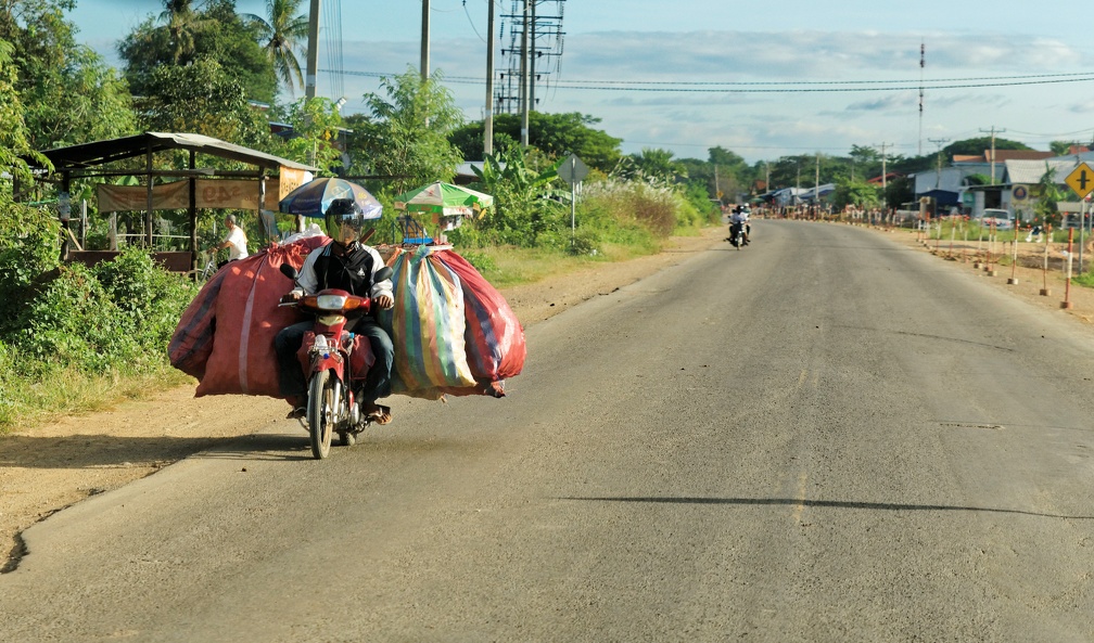 Sur la route de Battambang.