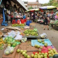 Battambang, le marché.