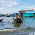 Lac Tonlé Sap : Kompong Luong village flottant.