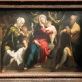 La Sainte Famille avec sainte Elisabeth et le jeune saint Jean-Baptiste.
