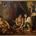 Femmes d'Alger dans leur appartement.