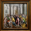Le Christ chassant les marchands du temple vers 1610-1614