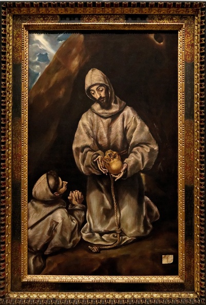 Saint François et frère Léon