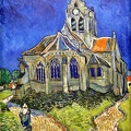 L'Eglise d'Avers sur Oise, 4-5 juin 1890.