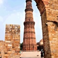 Delhi : le Qutab Minar.