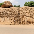 Mahabalipuram, Ascèse d'Arjuna.