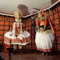 Danse typique du Kerala : Dan Kathakali.