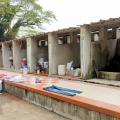 Laverie au Fort Kochi.