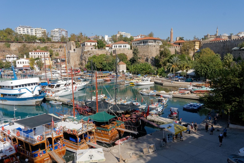 Antalya, le vieux port.