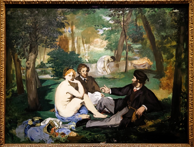 Le déjeuner sur l'herbe. Edouard Manet.