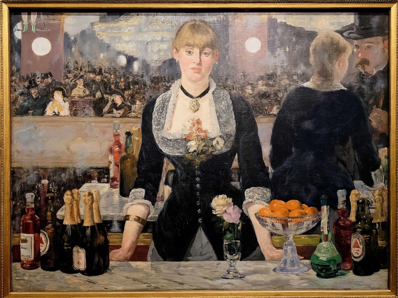 Un bar aux Folies Bergères. Edouard Manet.