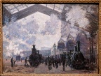 La gare Saint Lazare. Claude Monet.