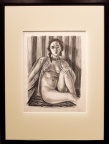 Nu assis en chemise de tulle. Henri Matisse.