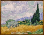 Champ de blé avec Cyprès. Vincent Van Gogh.