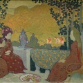 Femmes assises à la terrasse. Maurice Denis.