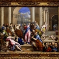 Le Christ chassant les marchands du temple vers 1575