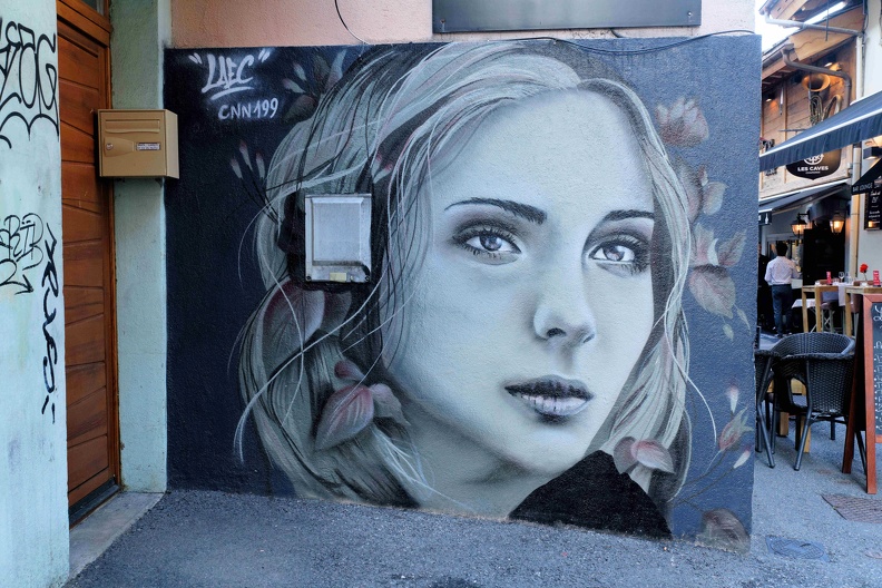 Chamonix, street art.