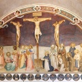  Fra Angelico,  Crucifixion  et Saints.