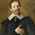 Frans Hals : "L'Homme à la main sur le cœur".