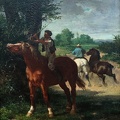 Rosa Bonheur : "La Halte du Cavalier".