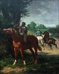 Rosa Bonheur : "La Halte du Cavalier".