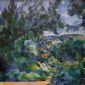 Cézanne, Paysage bleu.