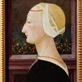 Giovanni di Ser Giovanni dis Scheggia : Portrait de Femme de profil.