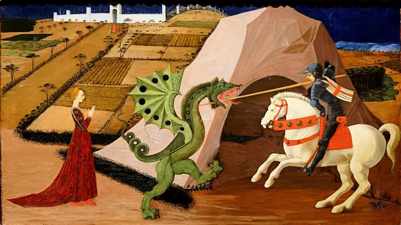 Paolo Uccello : Saint Georges terrassant le dragon
