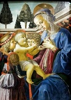 Andréa de Verrocchio : Vierge à l'Enfant avec deux anges.