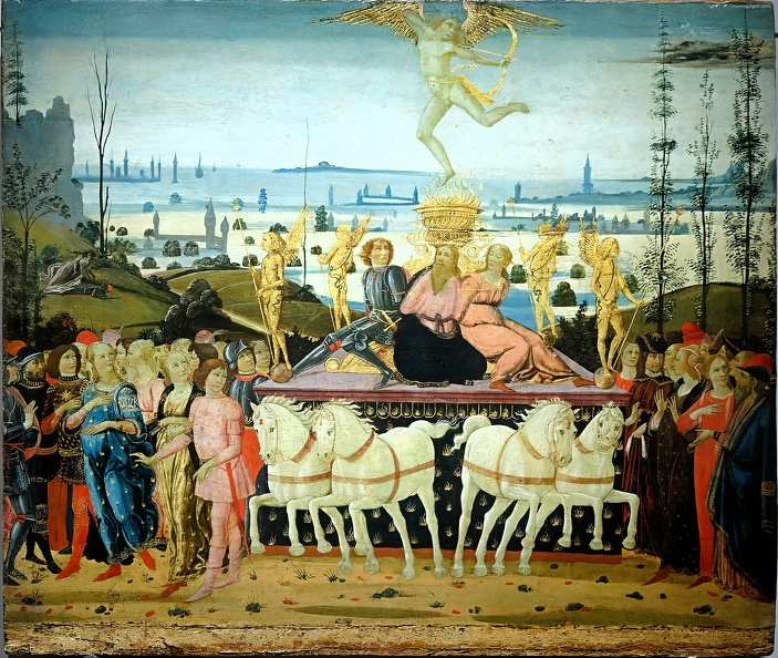 Jacobo di Arcangelo dit Jacobo del Sellaio : le triomphe de l'amour.