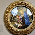 botticelli : la Vierge et St Jean Baptiste adorant l'Enfant.