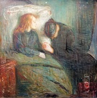 L'Enfant malade. 1896, huile sur toile.