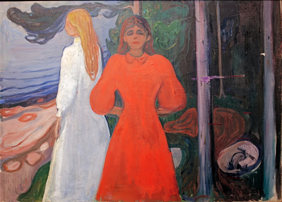 Rouge et Blanc. 1889-1890, huile sur toile.