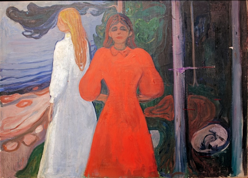 Rouge et Blanc. 1889-1890, huile sur toile.