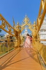 Une mariée au Wat Khun.