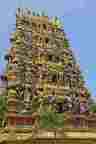 La capitale Colombo. Temple hindou.